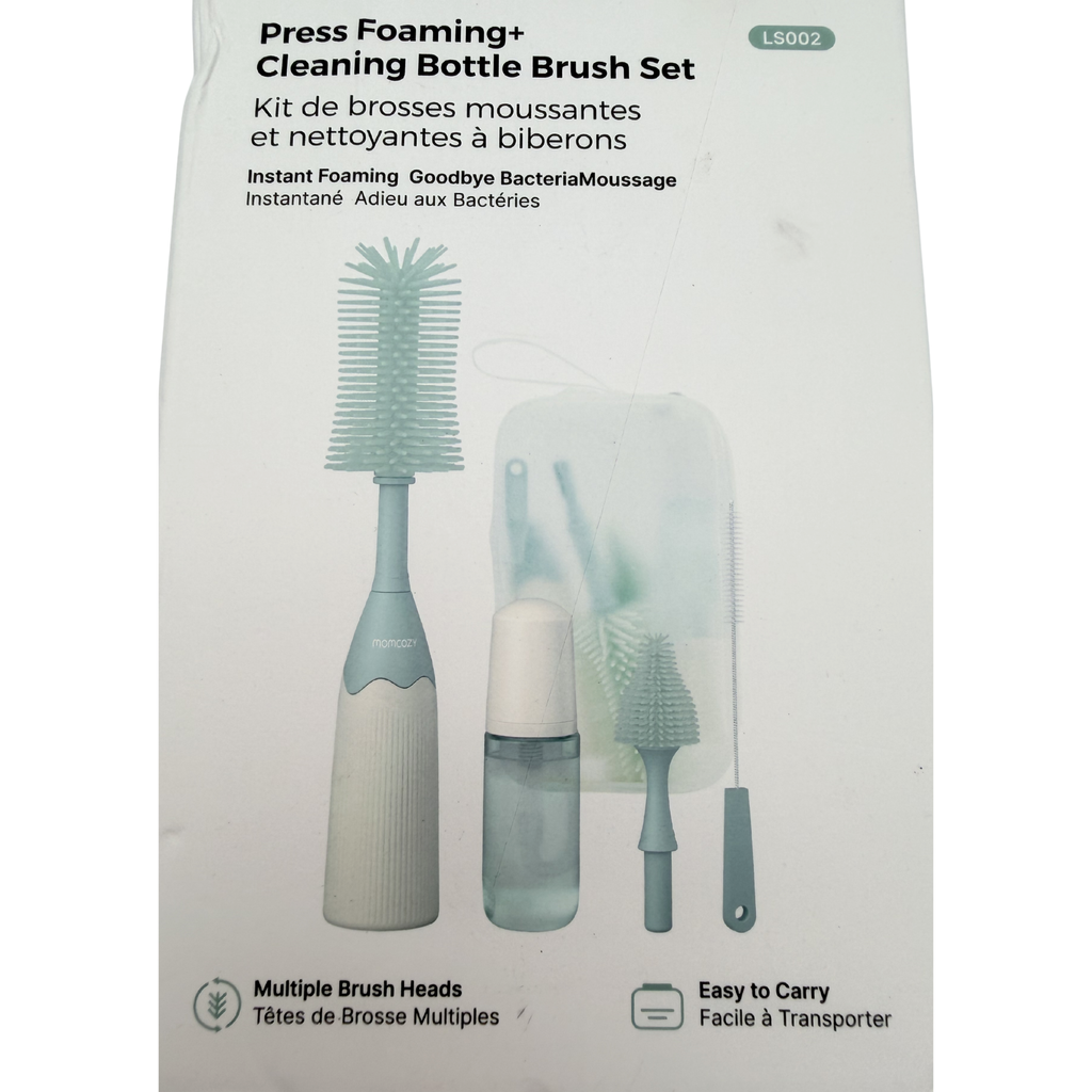 Kit de nettoyage pour biberons avec distributeur de mousse