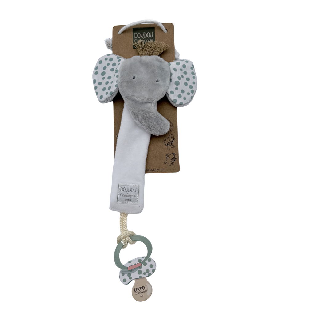 Attache tétine éléphant