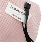Bonnet bébé rose poudré à petits motifs blancs - 0-6 mois