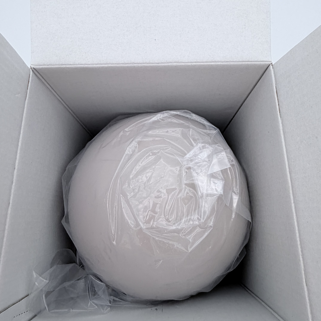 Veilleuse portable beige champignon — 23 cm
