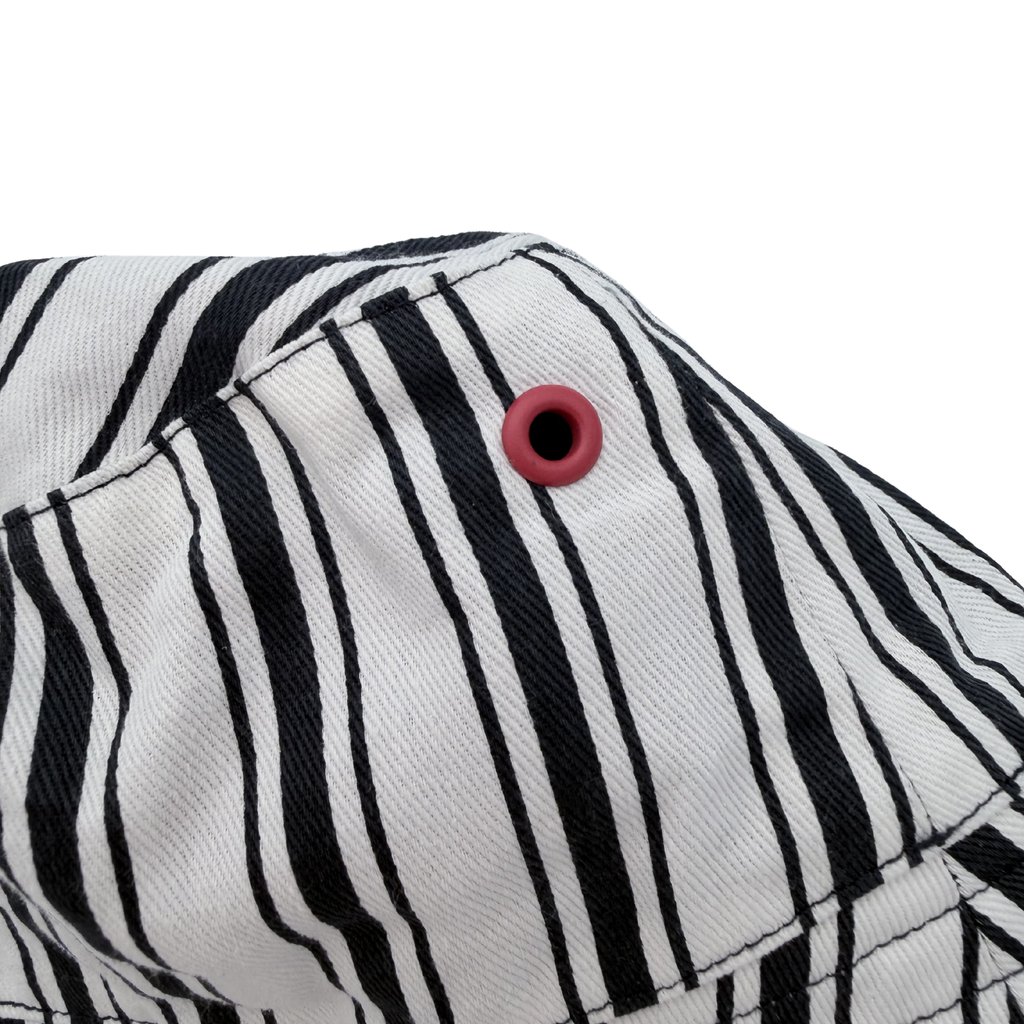 Bob reversible rayé crabe — 12-18 mois
