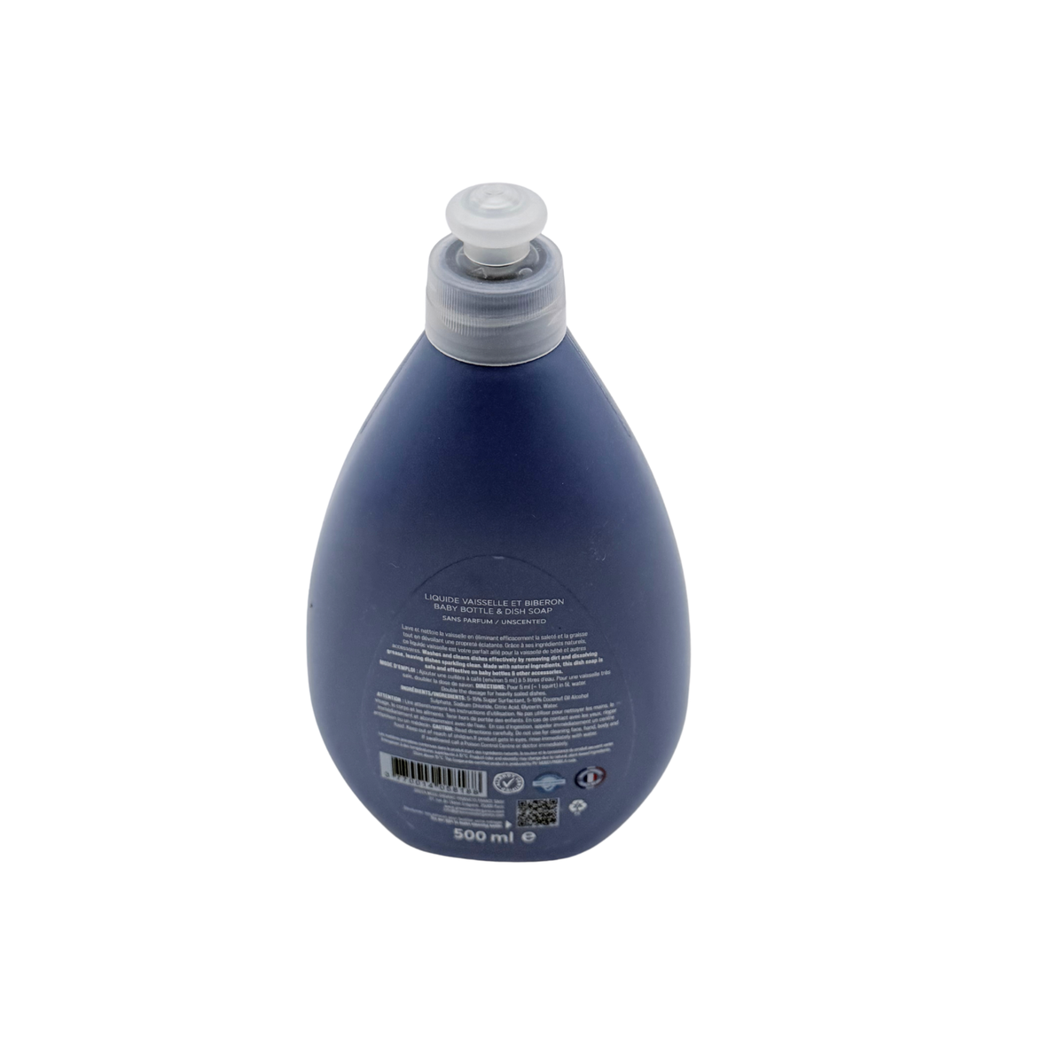 Liquide vaisselle et biberon sans parfum