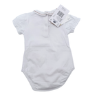 Body blanc col Claudine — 9 mois
