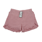 Short lin rose à volants — 3 ans