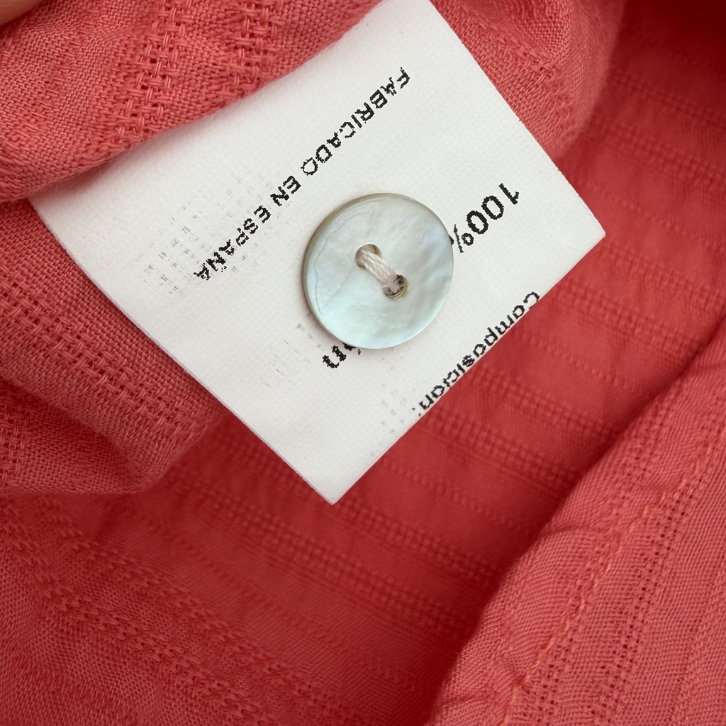 T-shirt gaze de coton rose foncé — 18 mois