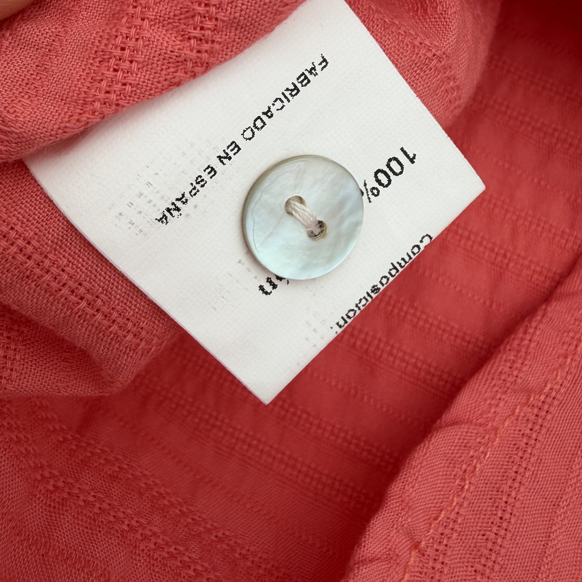T-shirt gaze de coton rose foncé — 18 mois
