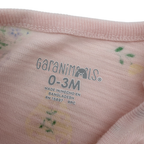 Robe rose imprimé papillons — 0-3 mois