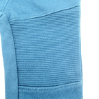Pantalon jogging bleu à empiècements côtelés - 12 mois
