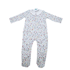 Pyjama fleuri à col — 12 mois