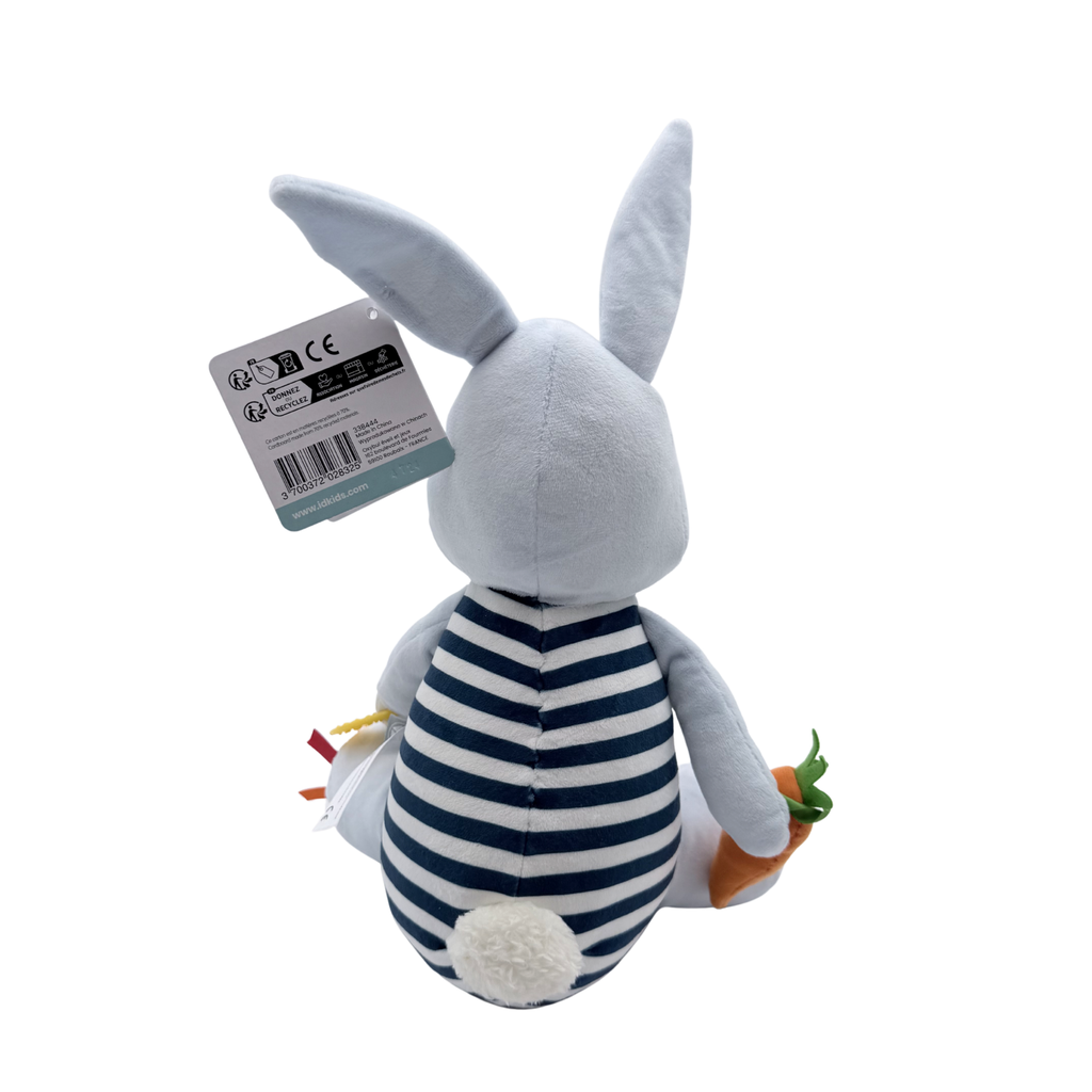 Peluche d'activités Léandre le lapin