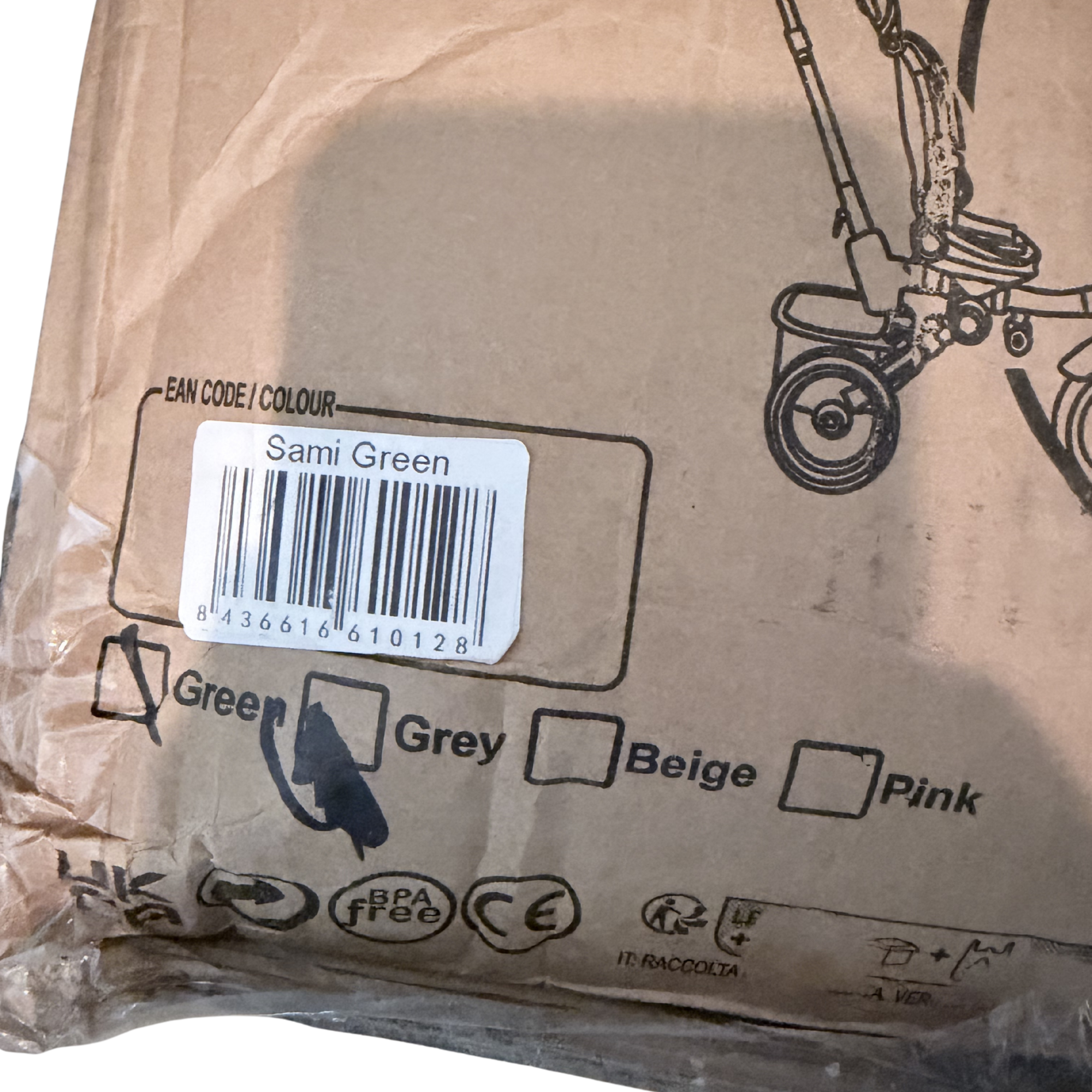 Tricycle évolutif vert sauge — 10 mois à 3 ans