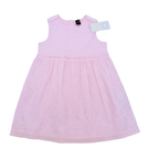 Robe rose en broderie anglaise — 36 mois