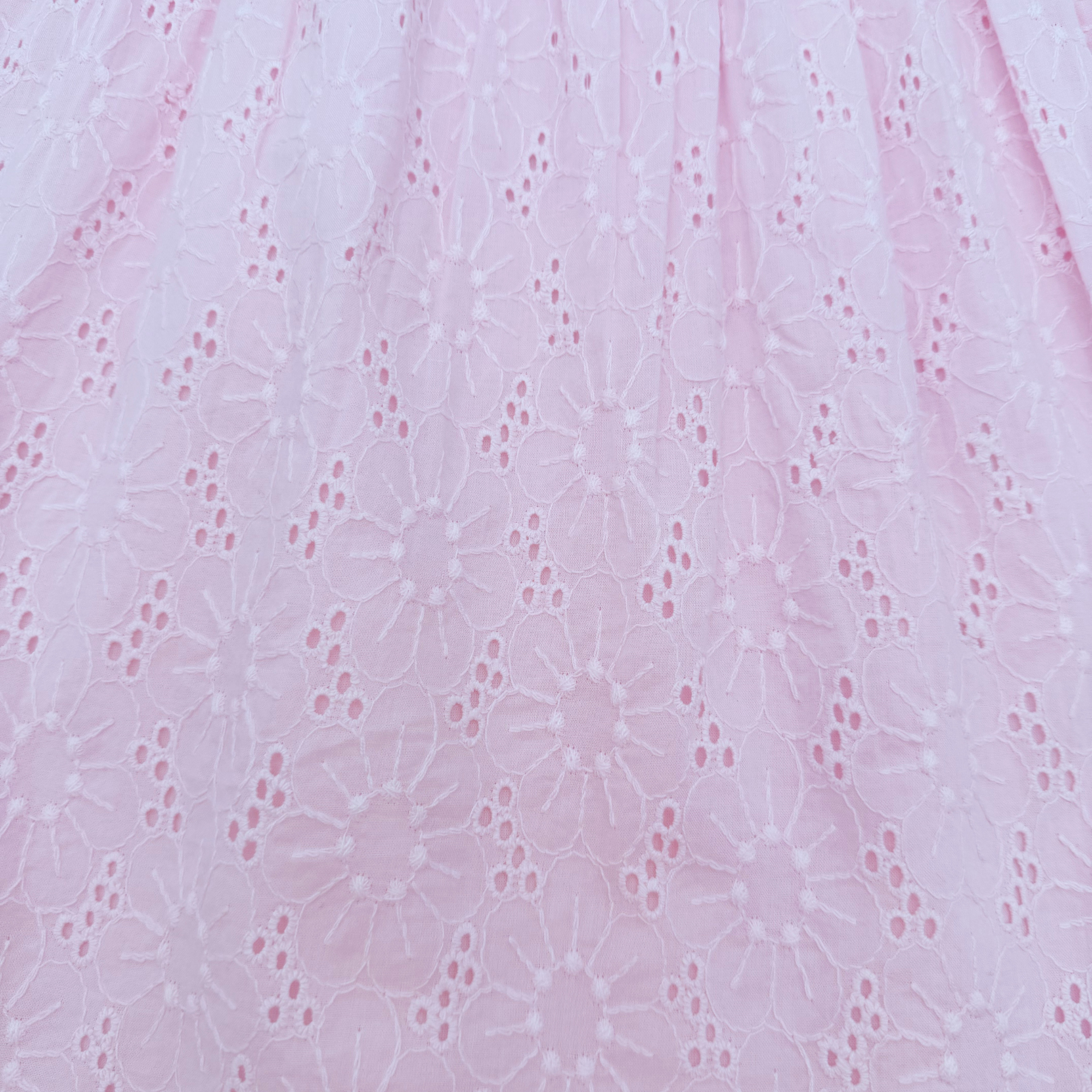 Robe rose en broderie anglaise — 36 mois