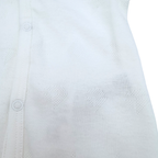 Pyjama bébé blanc étoiles ton sur ton — Naissance
