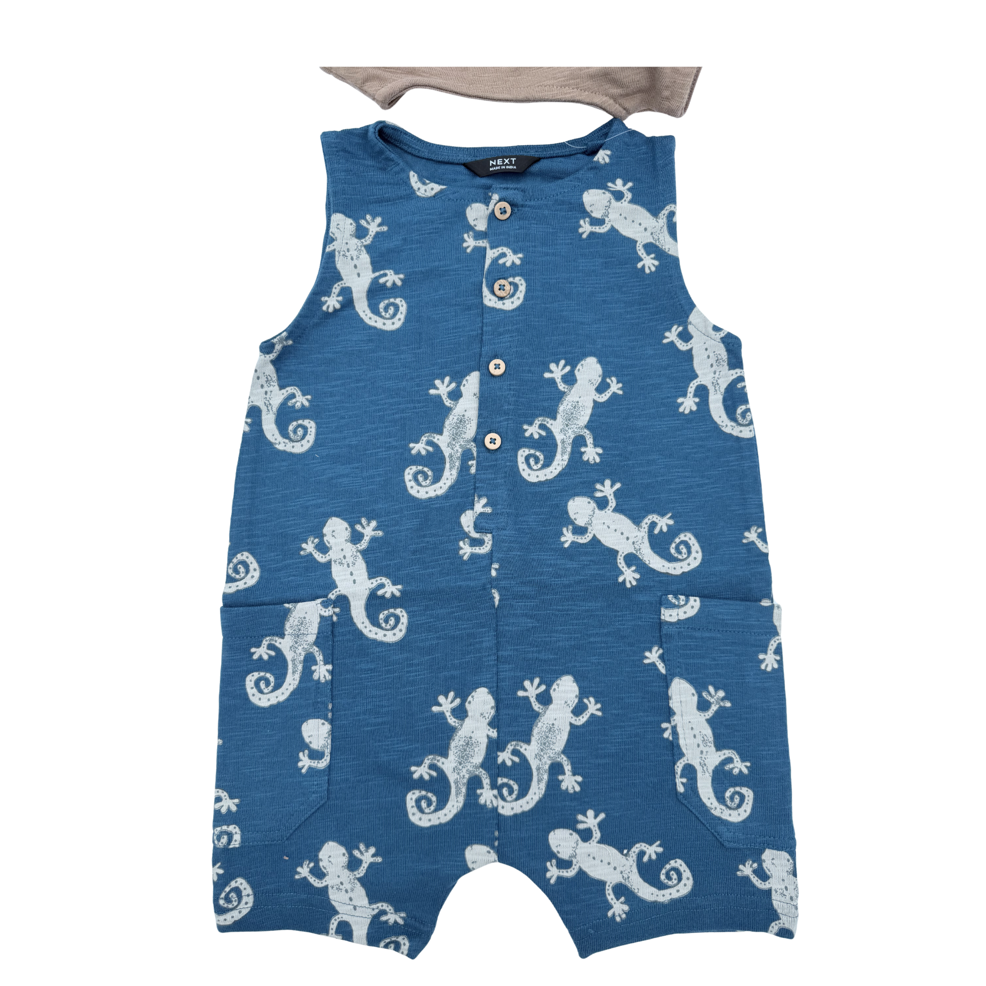 Lot de 2 combishorts sans manches — 12-18 mois
