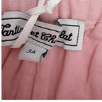 Short lin rose à volants — 3 ans