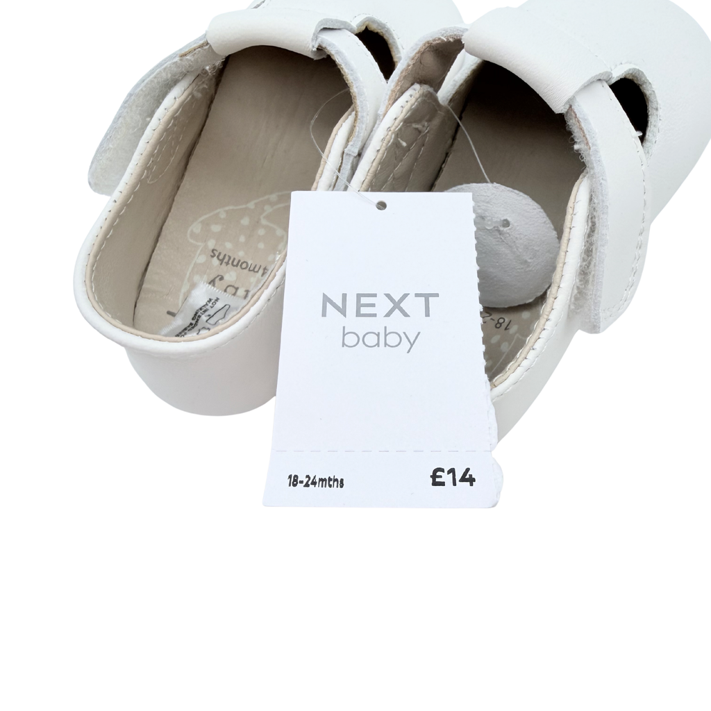 Chaussons blancs bébé - 18-24 mois