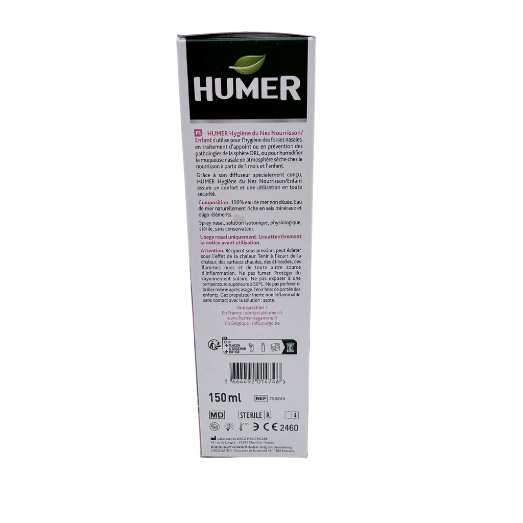 Spray hygiène du nez à l'eau de mer — 150 ml