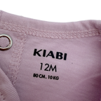 Pyjama en velours lavande « Love Mood » — 12 mois