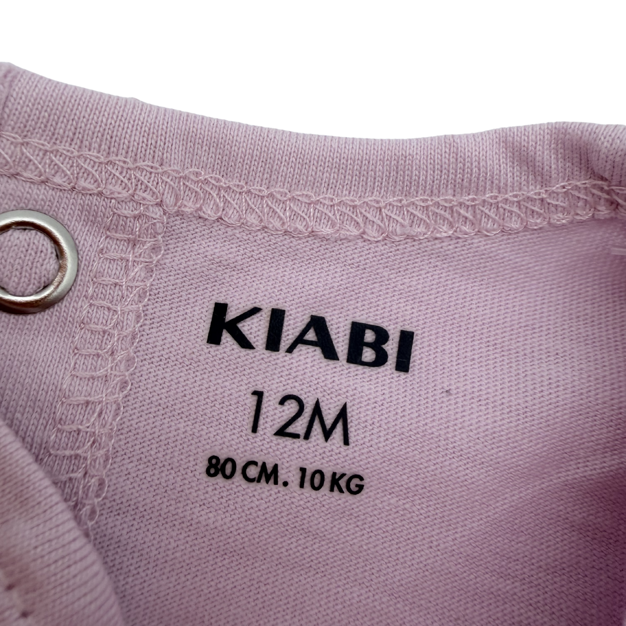 Pyjama en velours lavande « Love Mood » — 12 mois