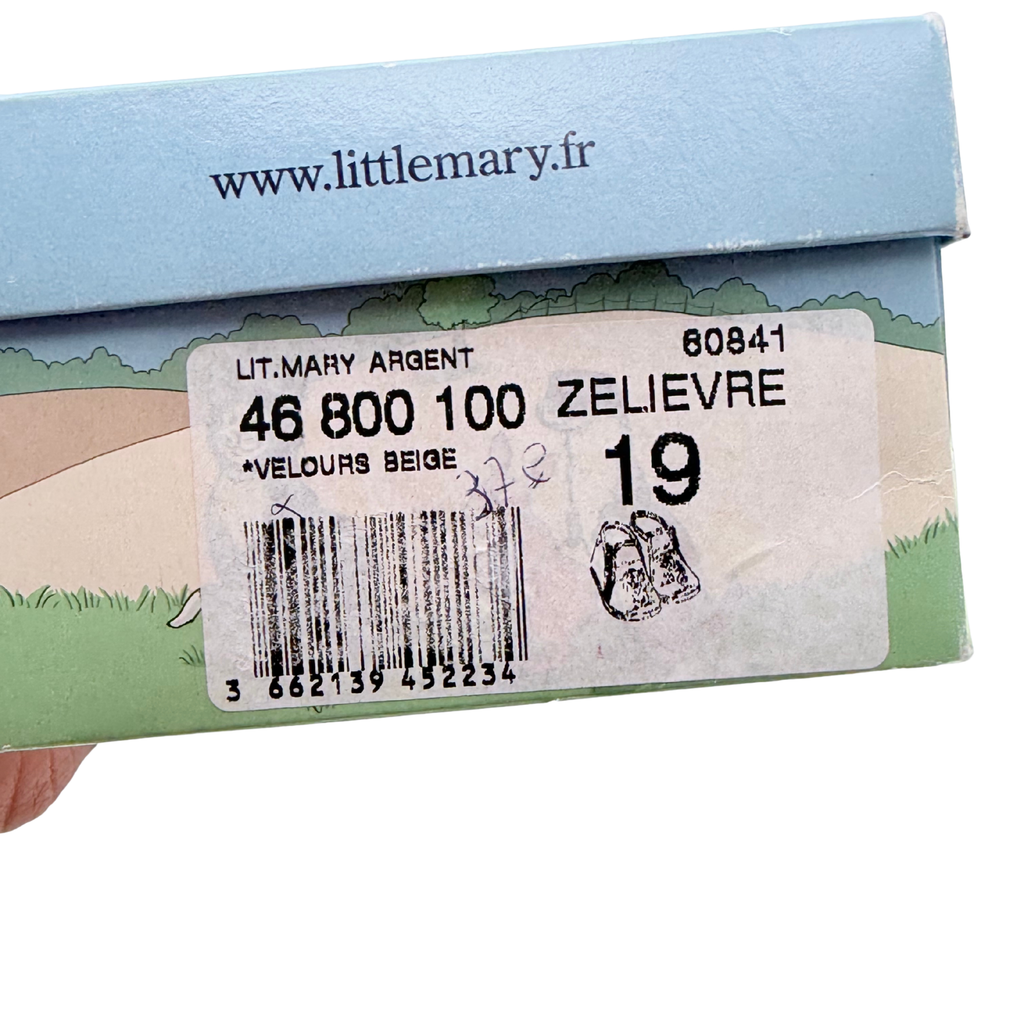 Chaussons bébé beige Les Fables de La Fontaine – 19