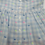 Ensemble blouse et bloomer à carreaux – 18 mois