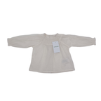 Blouse écrue brodée — 9 mois