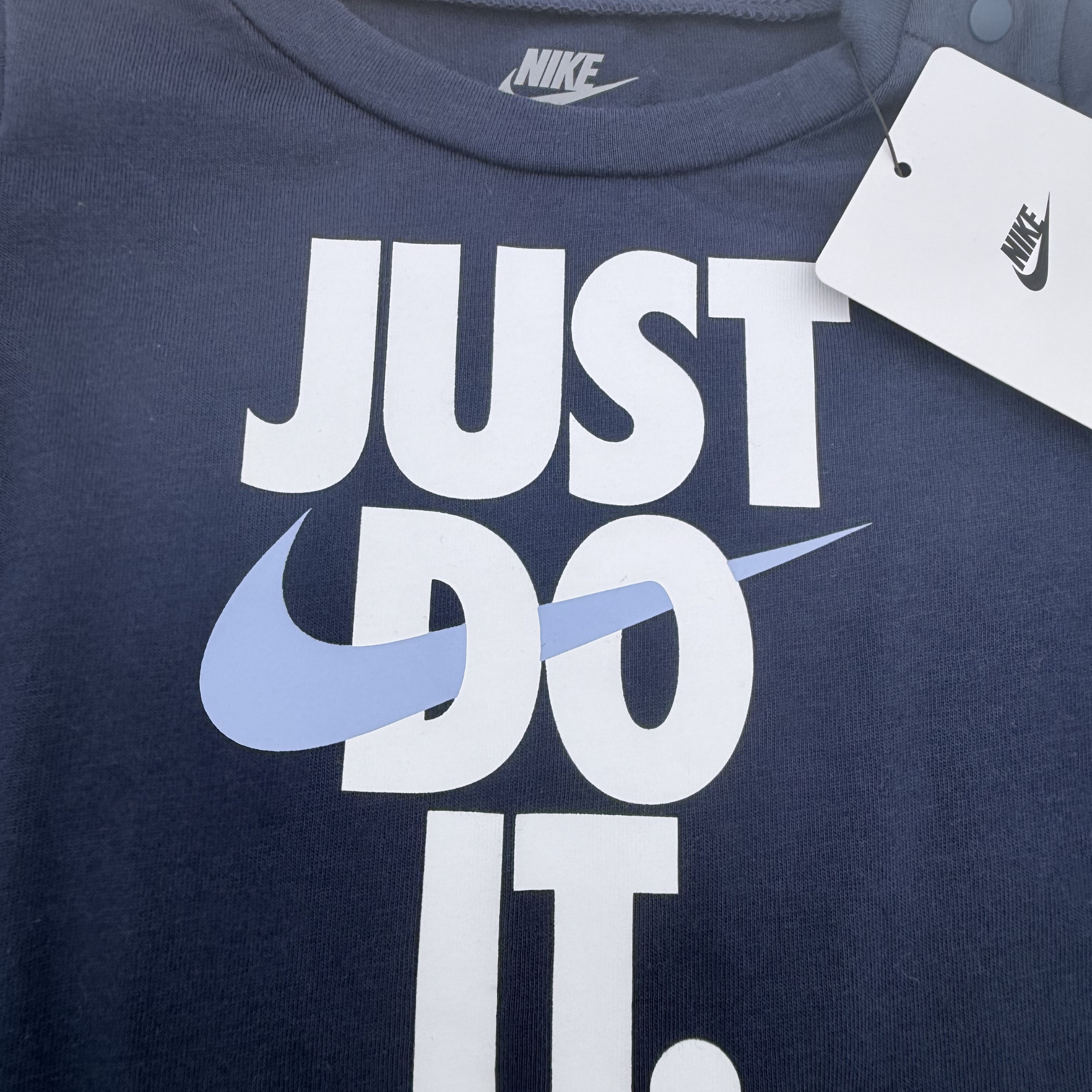 Combinaison Just Do It bleu marine — 9 mois