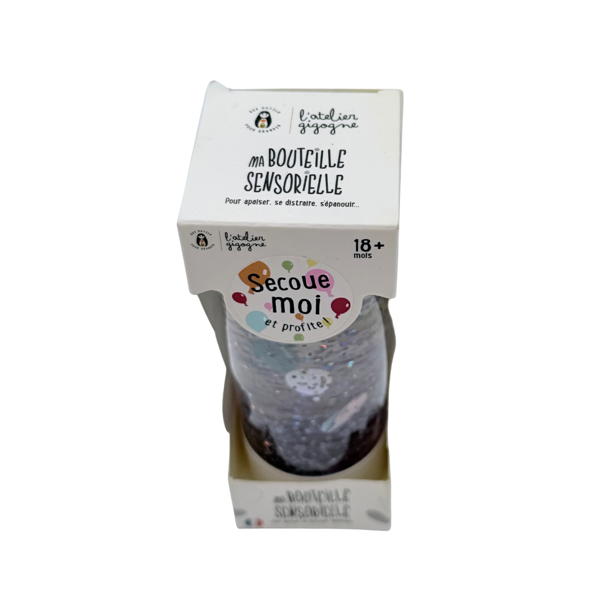 Bouteille sensorielle à secouer – dès 18 mois