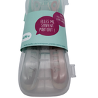 Cuillères bébé avec boîte de transport 4 mois+