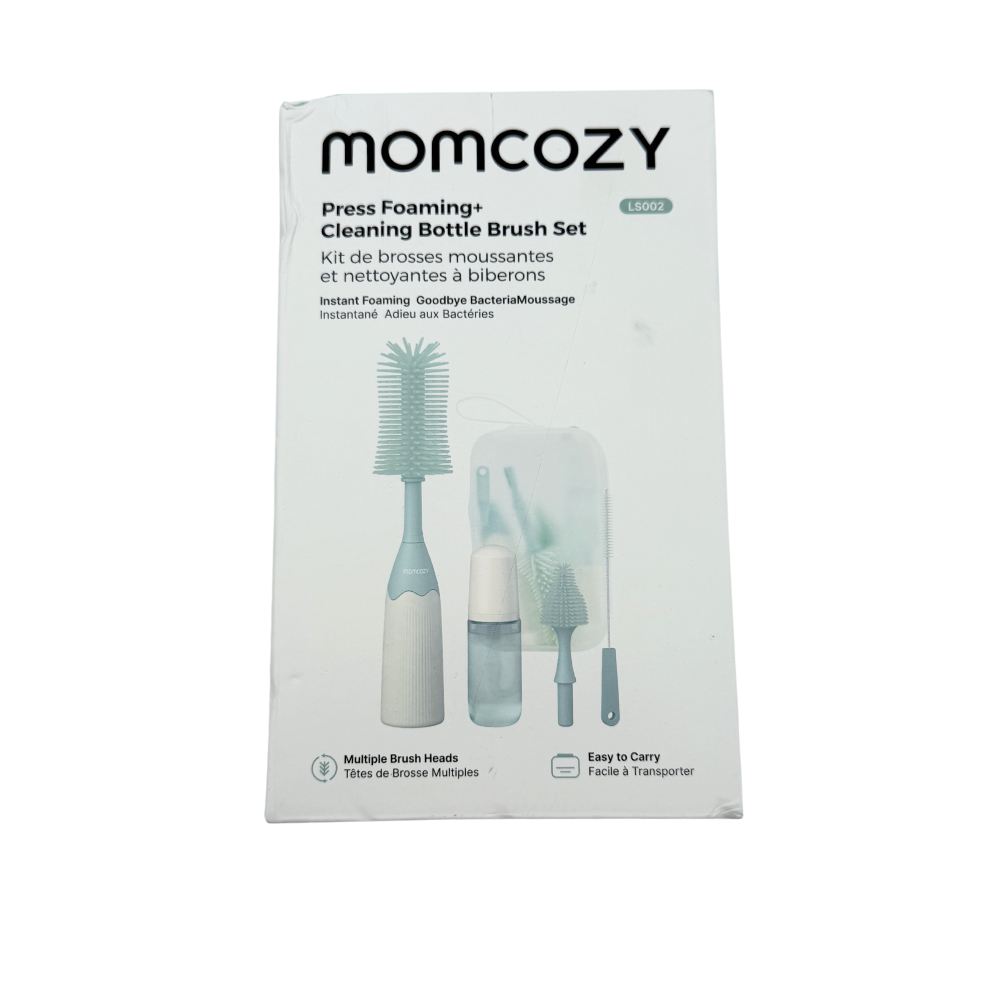 Kit de nettoyage pour biberons avec distributeur de mousse