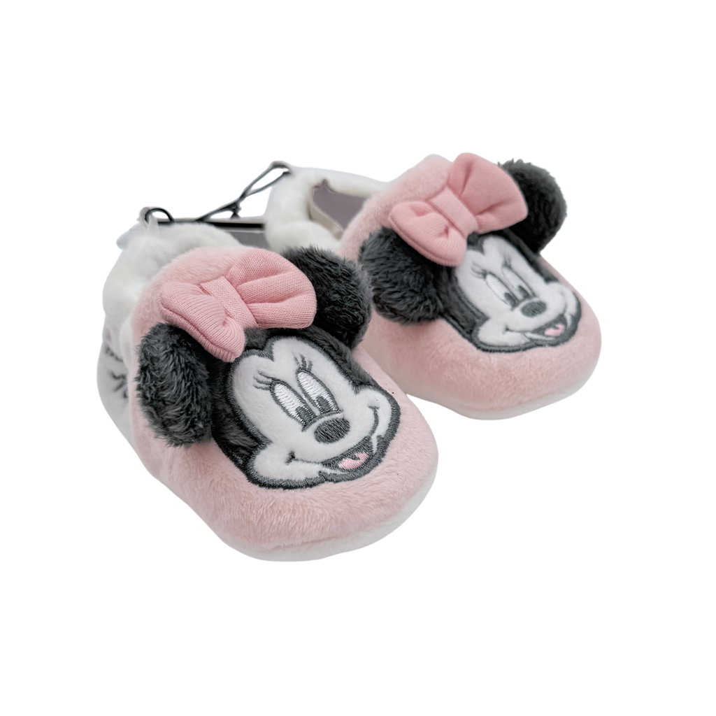 Chaussons Minnie Mouse roses - 9-12 mois