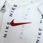 Pyjama écru blanc imprimé logo all-over — 6 mois