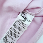 T-shirt col roulé mauve motif chat - 24 mois
