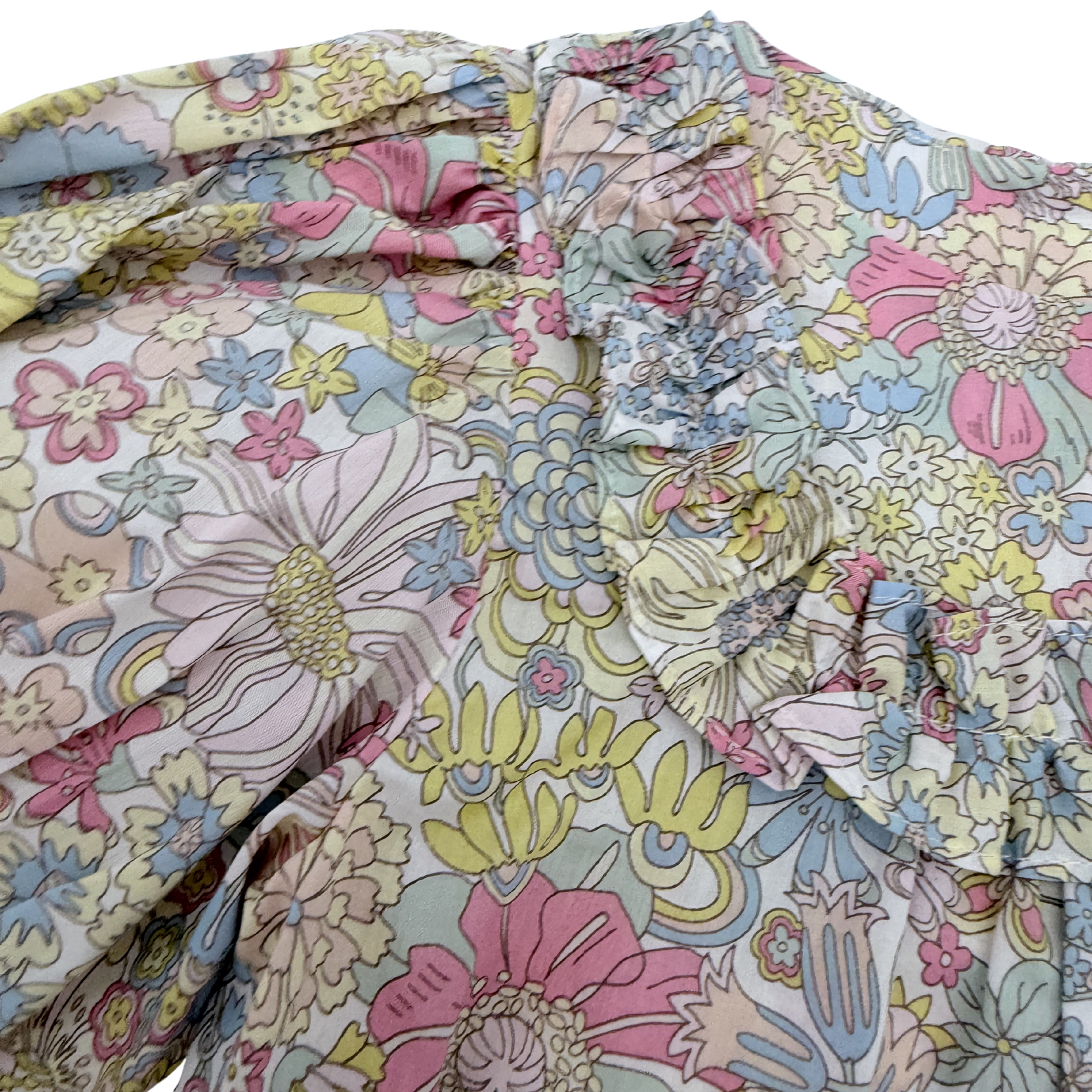 Blouse liberty pastel — 4 ans