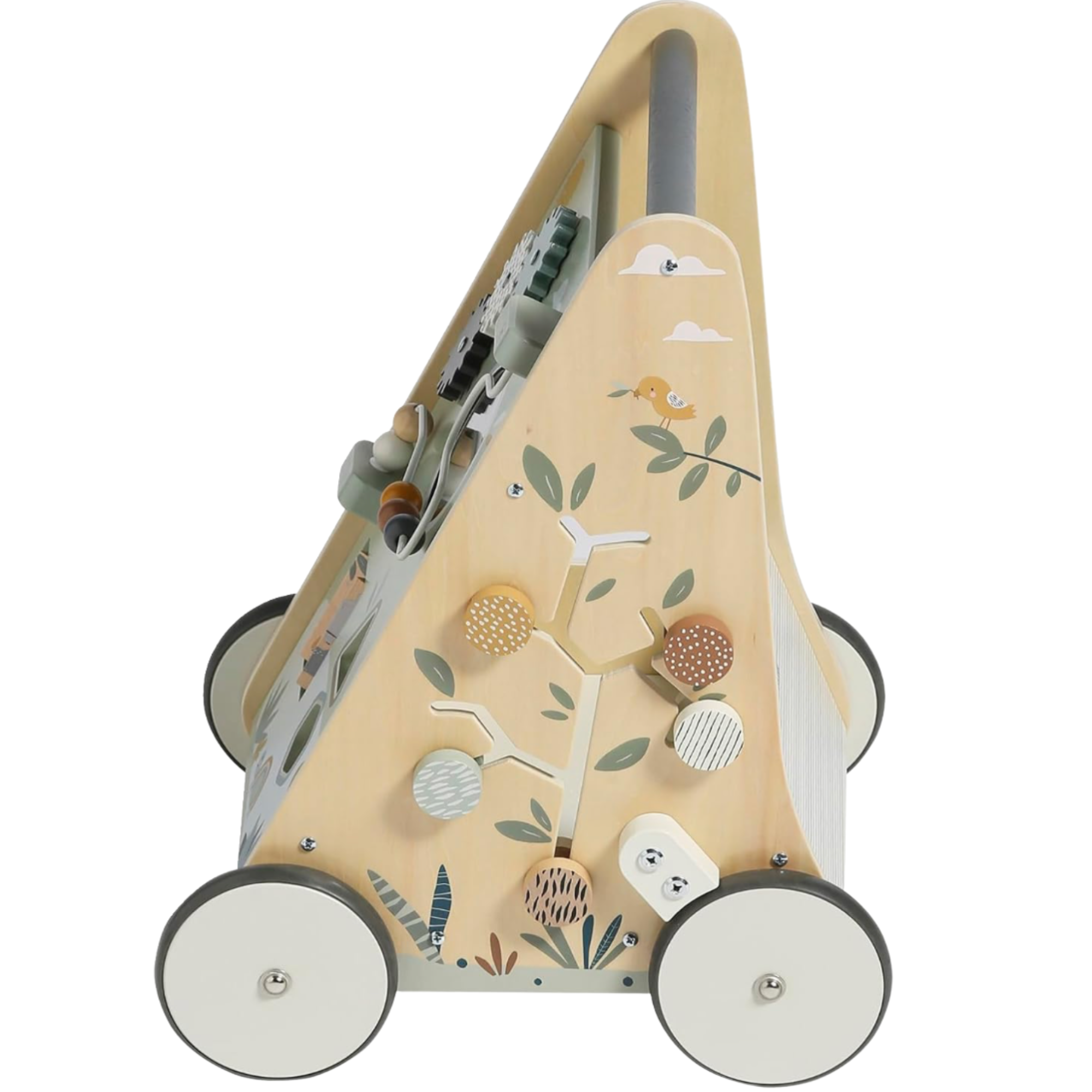 Chariot de marche d'activités en bois Tanzanie