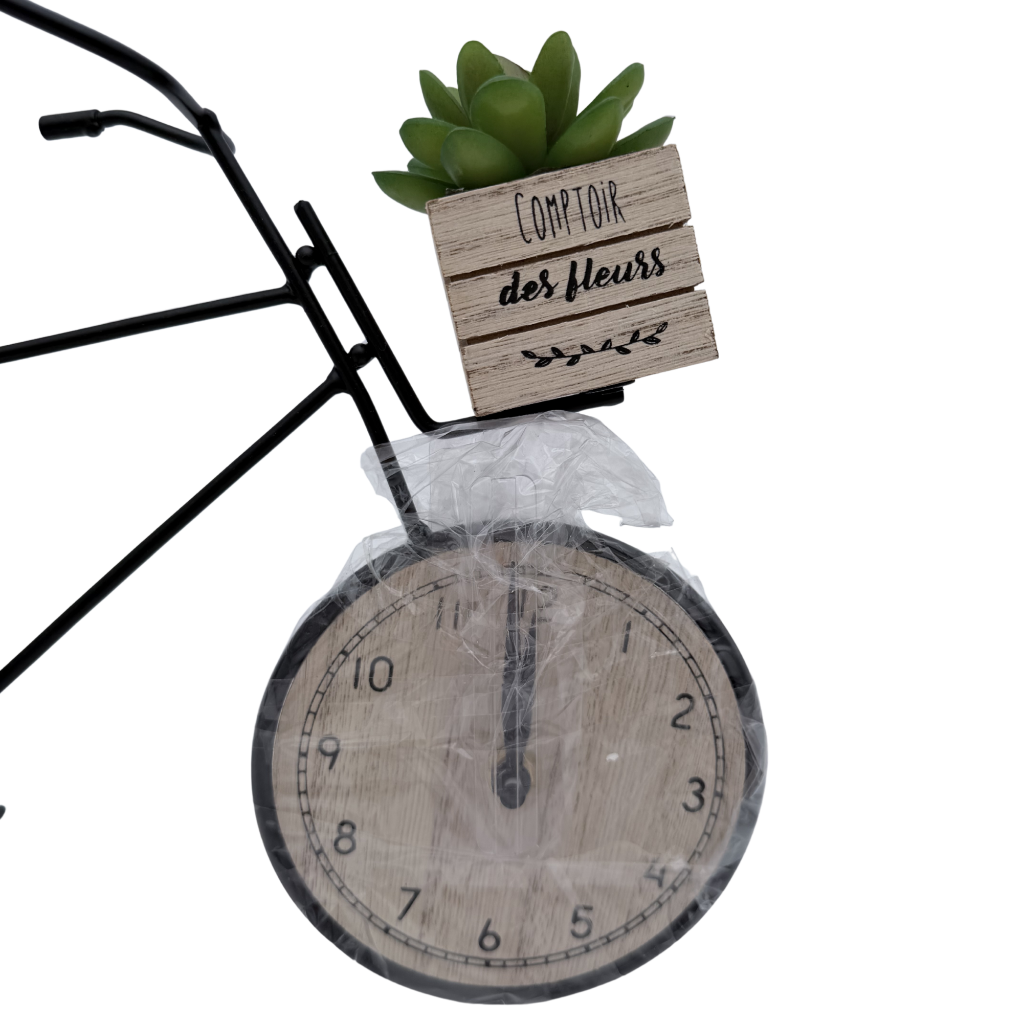 Horloge vélo décorative