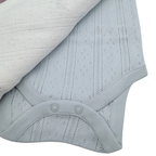 Lot de 5 bodies sans manches pastel — 0-3 mois