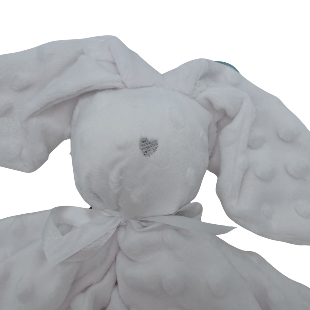 Doudou lapin douceur — blanc