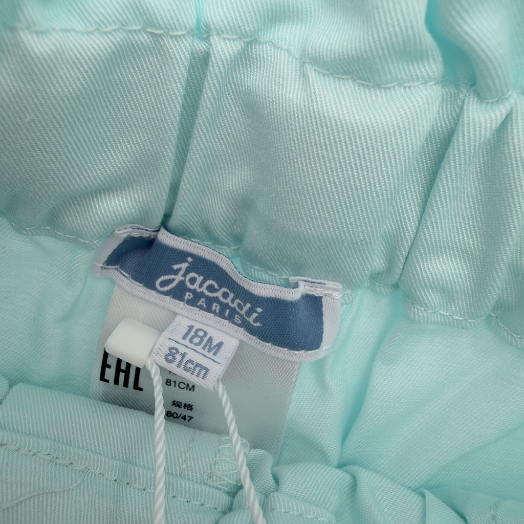 Pantalon vert d'eau — 18 mois
