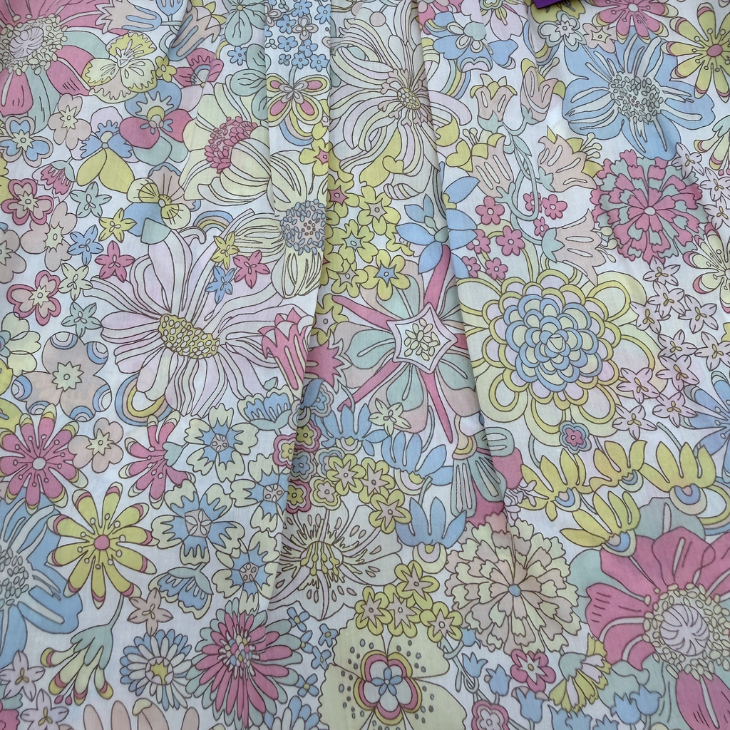Blouse liberty pastel — 4 ans