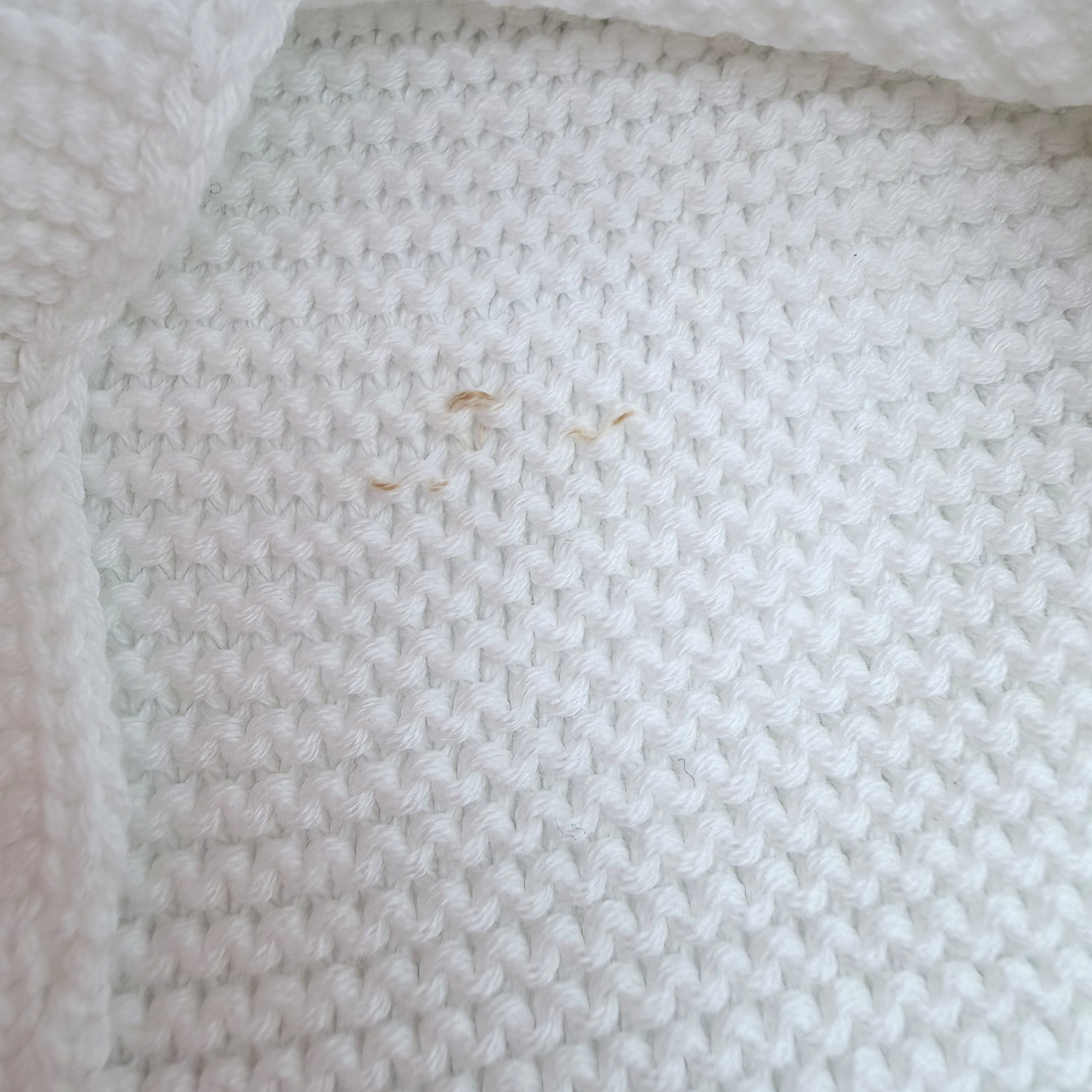 Gilet maille blanc — 6 mois