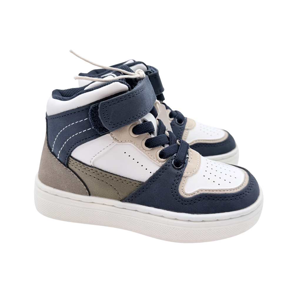 Baskets montantes bleu marine - 25