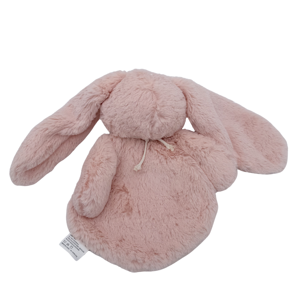 Doudou plat lapin rose — 30 cm
