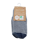 Chaussettes bleues rayées antidérapantes – 23-26