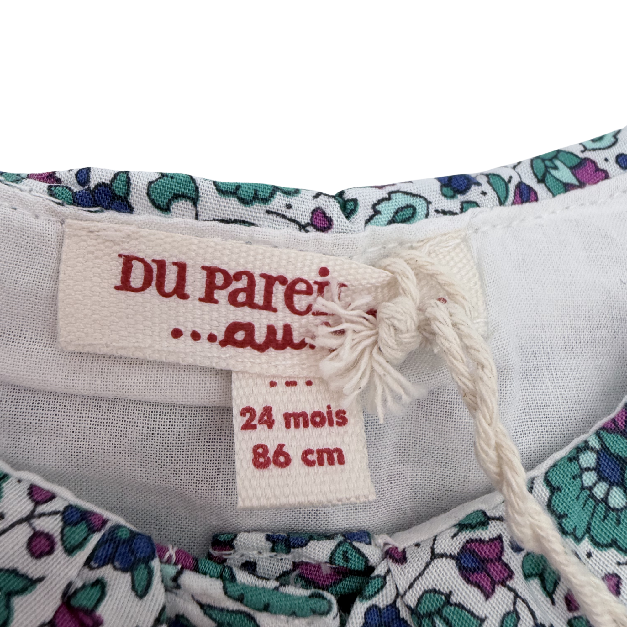 Robe fleurie — 24 mois