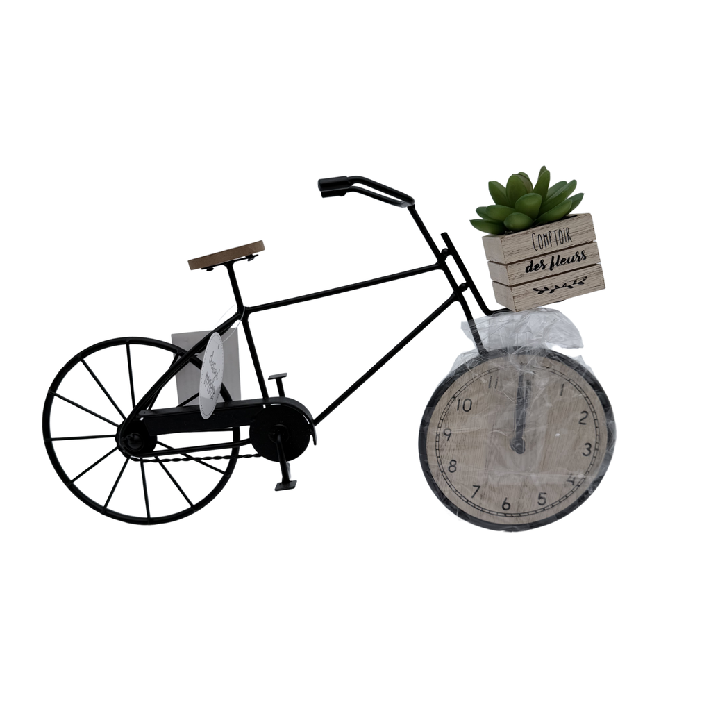 Horloge vélo décorative