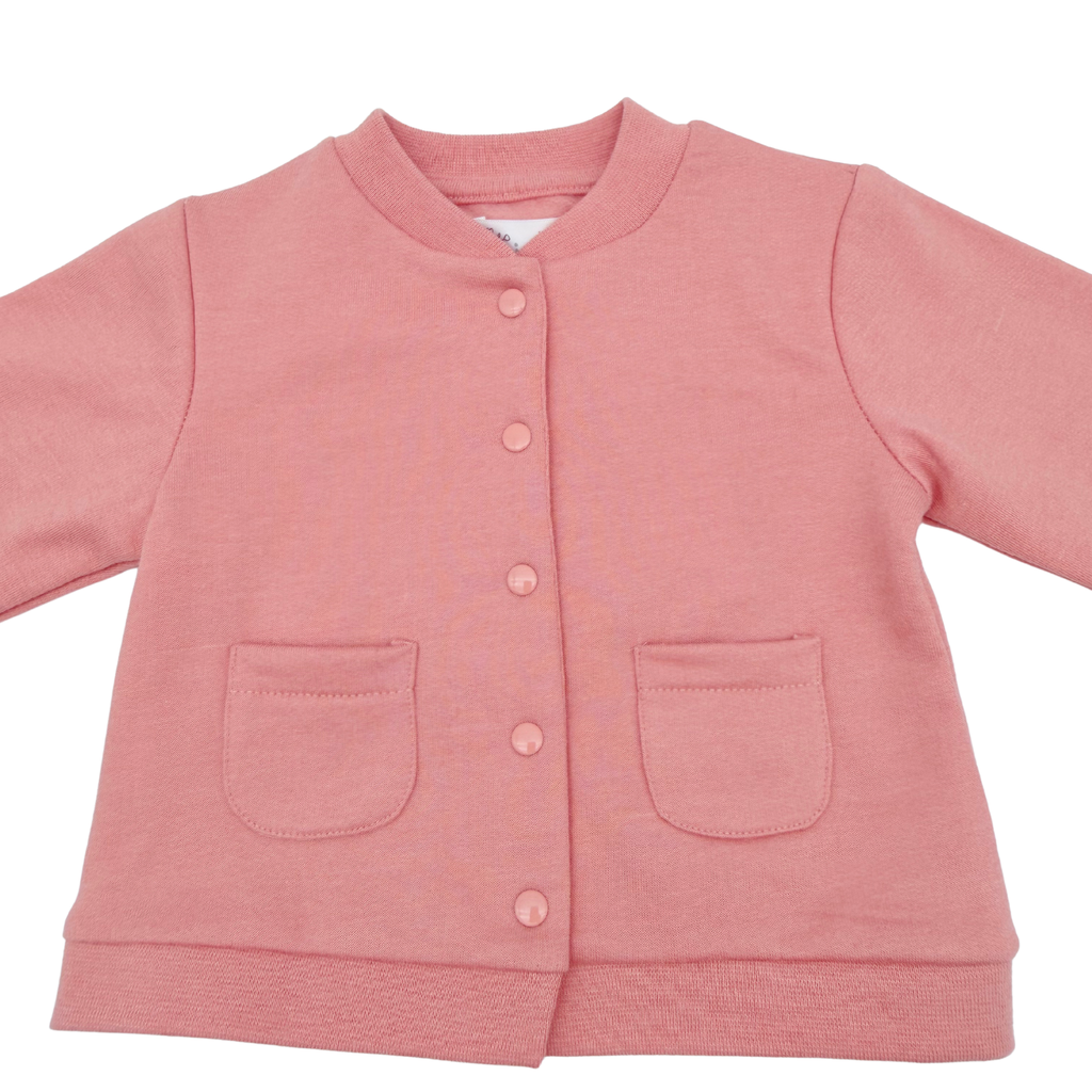 Ensemble bébé veste et pantalon rose - 3 mois