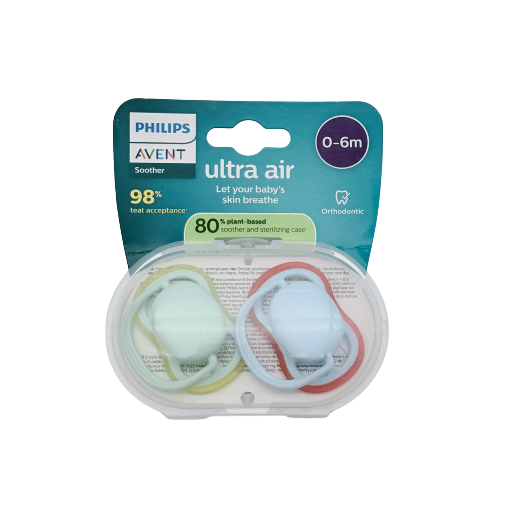 Lot de 2 sucettes Ultra Air – 0-6 mois