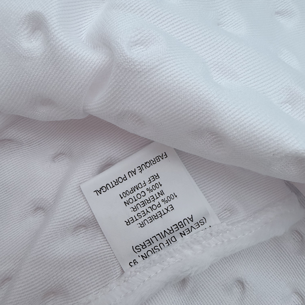 Doudou lapin douceur — blanc